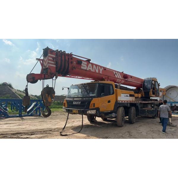 Folding Heavy Equipment Hydraulic 75ton Crane Truck with After-sales Service