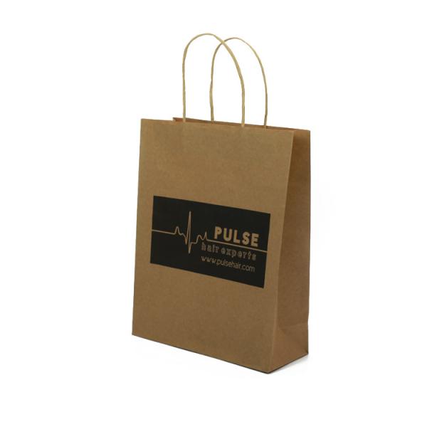 Top quality OEM custom full color printing kraft paper bag china Eco-Friendly gift packaging wholesale