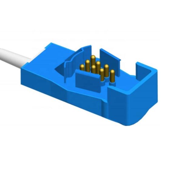 Datex Ohmeda OXY-F-UN Short Reusable Adult SpO2 Sensor With Finger Clip 0.9m