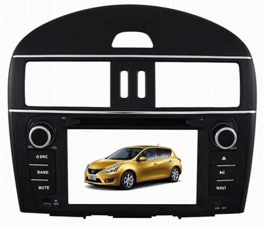music videos windows media player for  Nissan Tiida 2012 with bluetooth car radio OCB-7027
