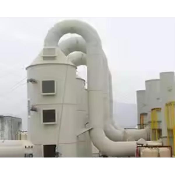Acid Mist / Ammonia Absorption Water Scrubber Spray Frp Tower Welding Fume Extractor For Industrial