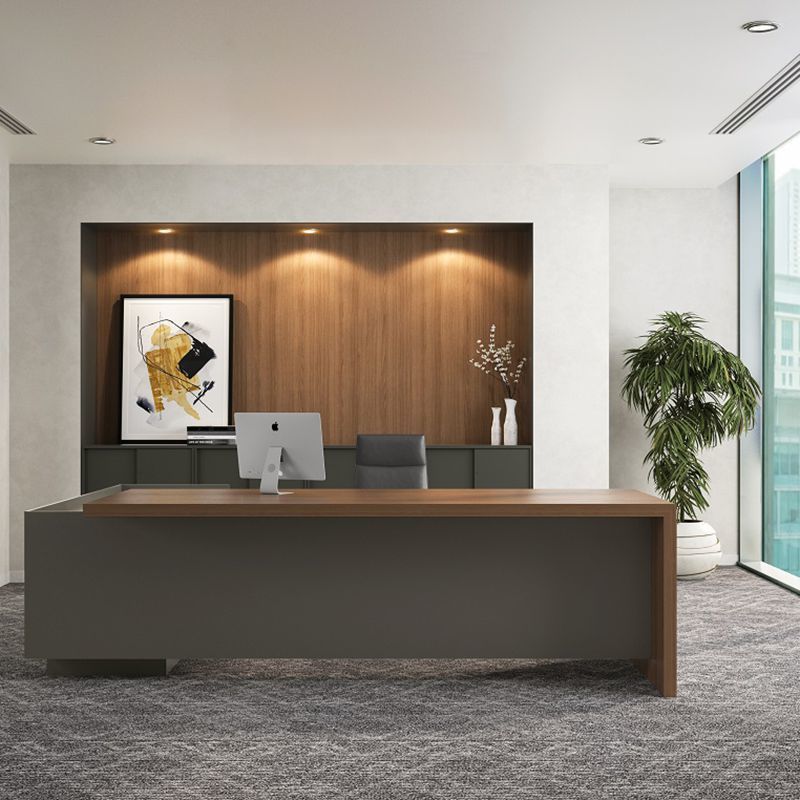2000mm-2600mm L Shape Manager Desk DEEP Series Commercial Office Desks