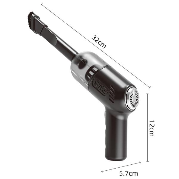 2500Pa Suction and 1800Mah Battery Portable Wireless Handheld Dust Blower for Car Cleaning