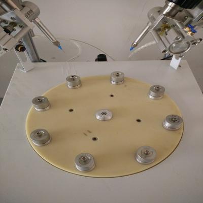 Two Heads Glue Dispensing Machine 220V Auto Dispenser Machine For Led Bulb Production