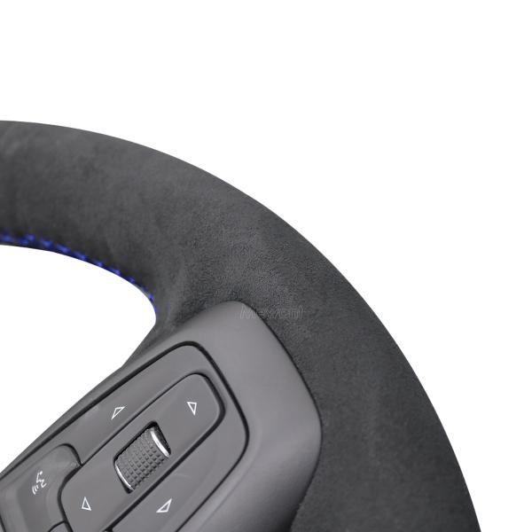 Customized Available Soft Athsuede Hand Sewn Steering Wheel Cover for GMC Sierra 1500 Limited 2500 3500 Yukon (XL) 2014-2020