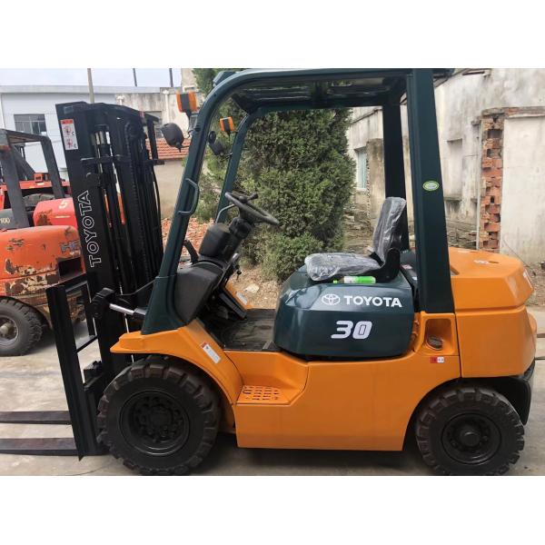 3 Ton Diesel Forklift with Japan Engine 5 Ton Capacity 3 Stages Side Shift Second Hand