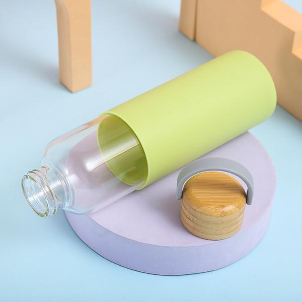 Borosilicate Glass Portable Water Bottles Personalized Stylish Customized