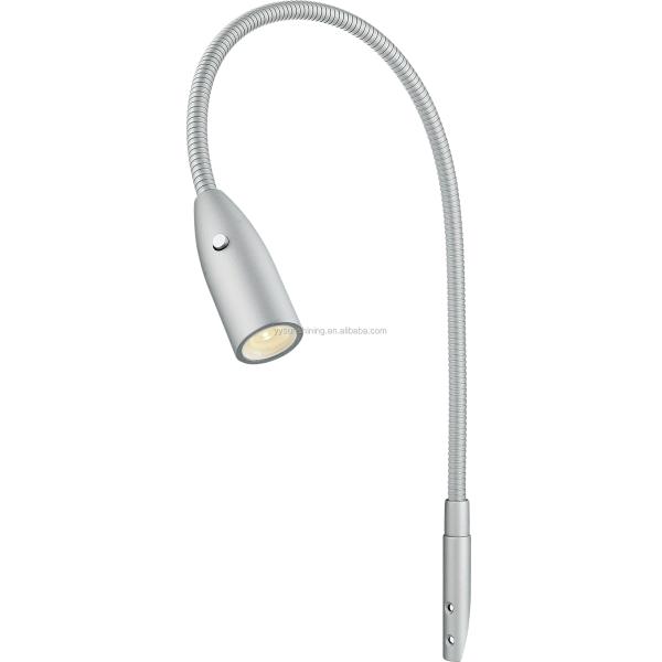 Caravan Bedroom LED Reading Light with Lightweight Design and Flexible Gooseneck
