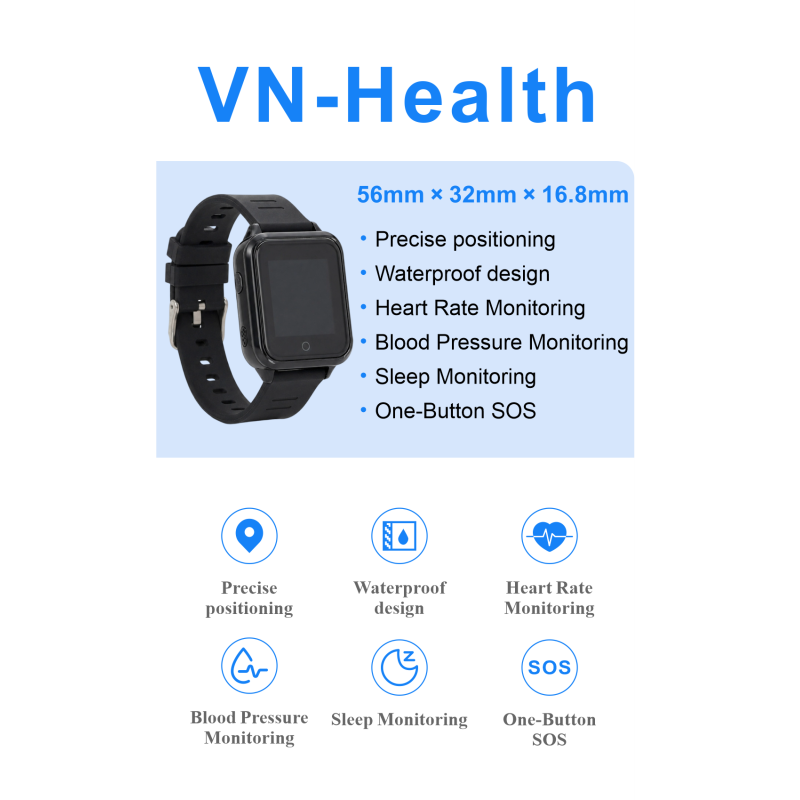 VN-Health Smart health and security positioning wristband