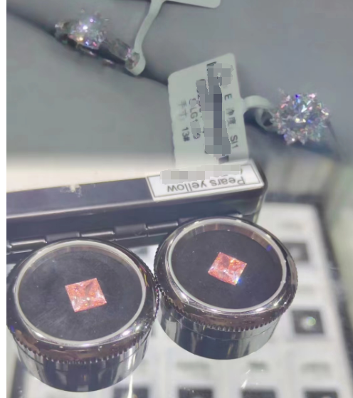 Ярко-синий лабораторный выращенный алмаз ювелирные изделия Hpht грубые свободные синтетические алмазы