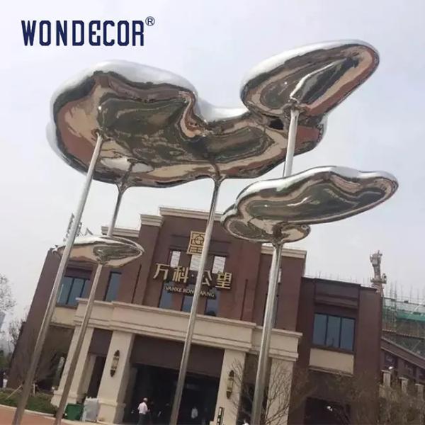 WONDERS Forged Metal Sculpture Stainless Steel Abstract Tree Sculpture