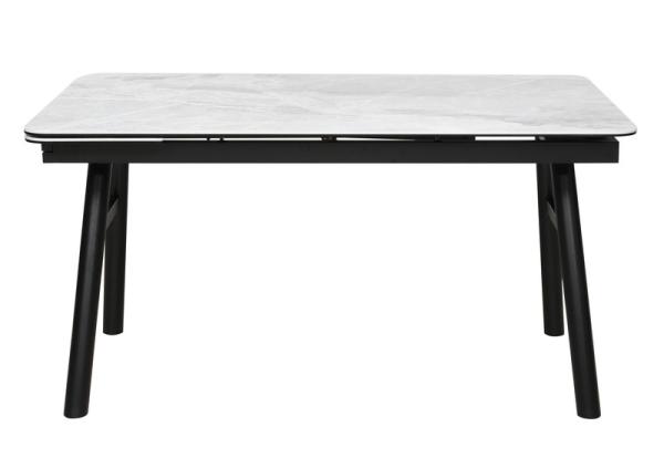 Table à manger en céramique extensible à haute stabilité de 850 mm avec une surface lisse