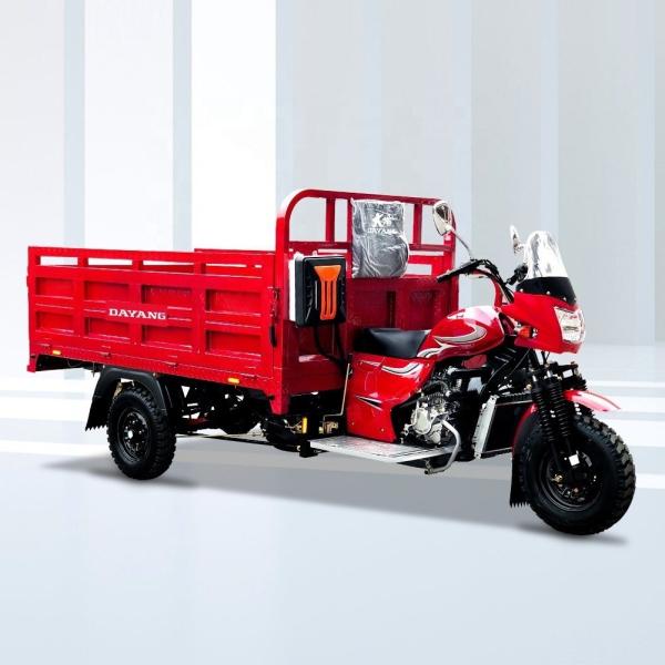 800KG Carregamento Tri Wheel Cargo Tricycle Motorcycle Para Cargo Tanque de combustível Capacidade 10-20L