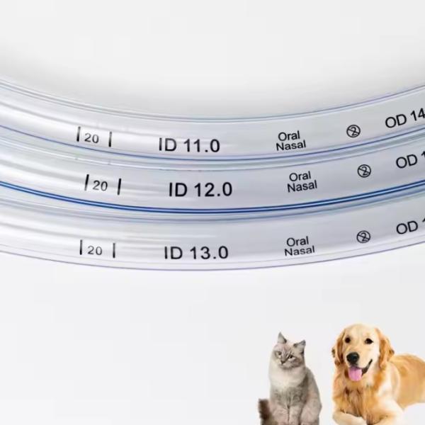 Dog Endotracheal Tube Reinforced Medical-Grade PVC Intubation Tubes for Pets