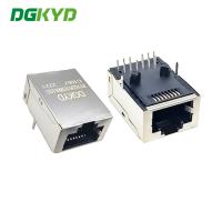 Conector fêmea do conector 8P8C da rede de DGKYD811Q351GWA10DC1057 10G rj45 com o soquete modular do bloco da metralha rj45