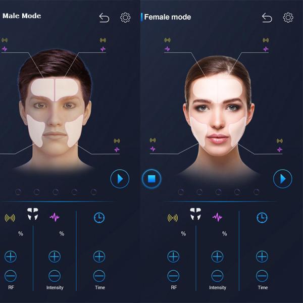 UK Plugs Face Muscle Stimulator Machine STANDING для подтягивания кожи