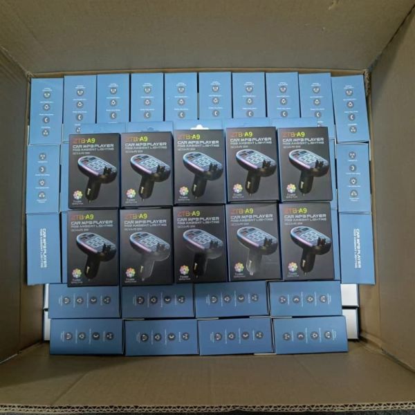 Bluetooth 5.0 12W Car FM Transmitter Hands Free Car Mp3 Player Transmitter