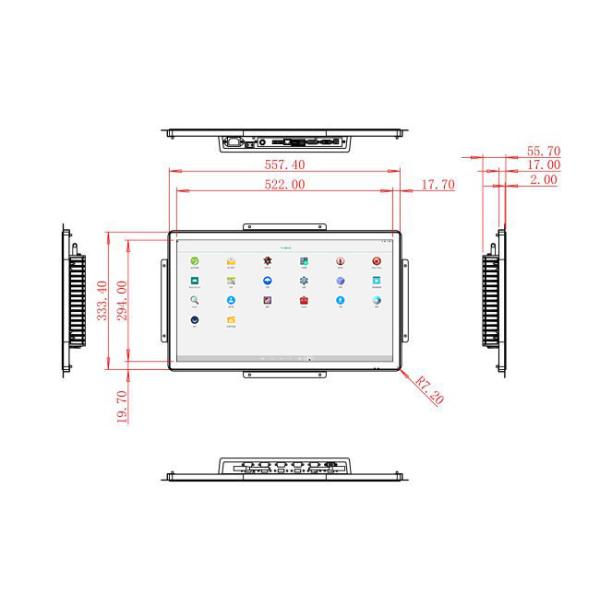 23.6-Inch Android Touch Screen for Smart Retail and Logistics Dashboards