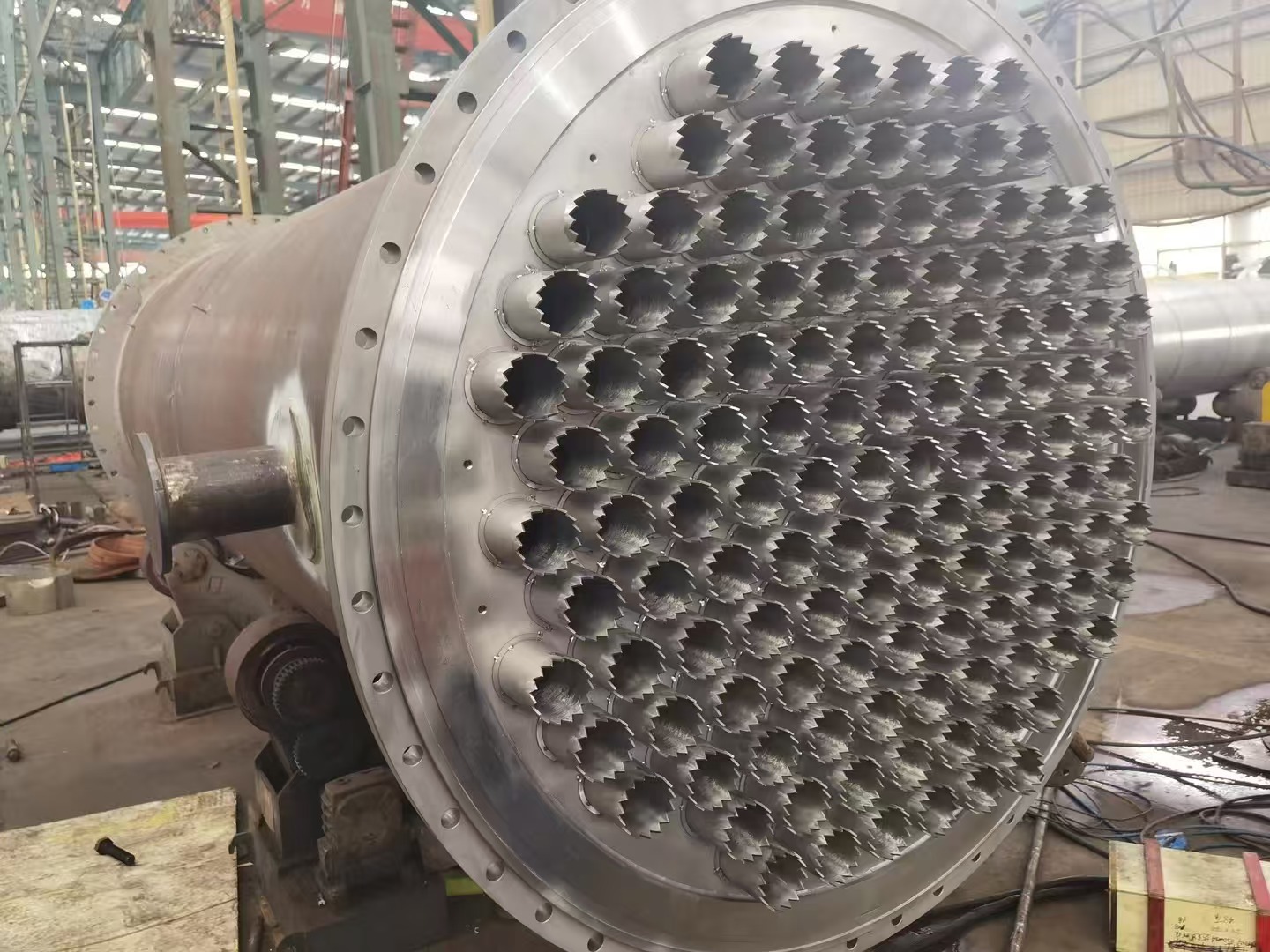 High Efficiency Falling Film Evaporator Stainless Steel Customzied