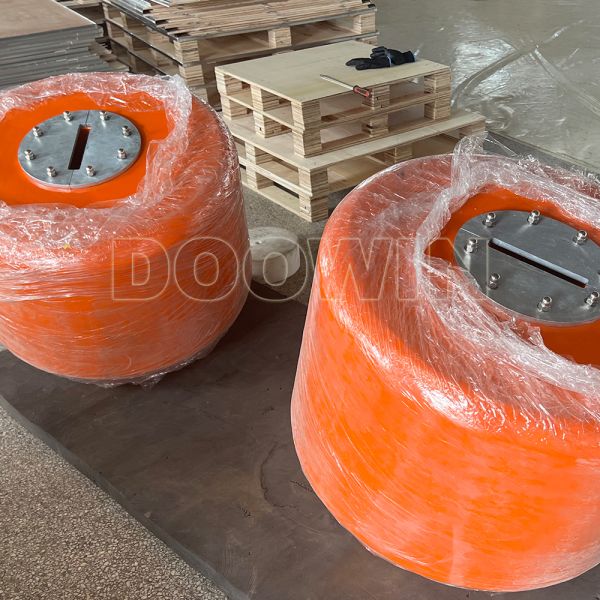 Flotteurs gonflables de Dock remplis de mousse de soutien de chaîne de frottement d'amarrage de bouée simple de SBM