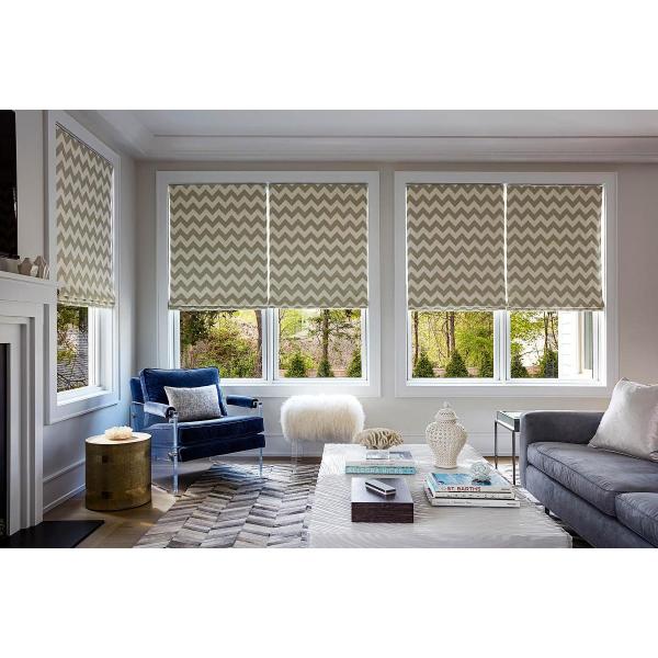 Blackout Roman Blinds Fabric Window Blinds and Room Darkening Shades