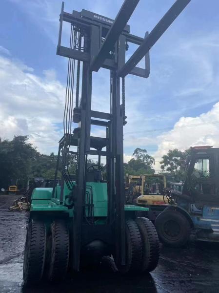 Original Japan Used MITSUBISHI Forklift 10 Ton 150hp For Heavy Industrial