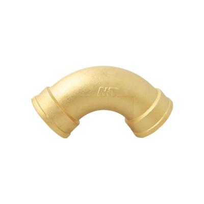 1/8 1/4 Brass Long Sweep Pipe Bend 1 1 2 Brass Fittings For Bathroom