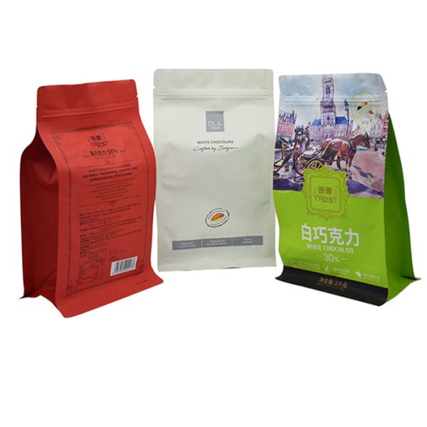 Customized Logo Packaging Disposable Squeeze Pouch Large Capacity 8 Side Sealed