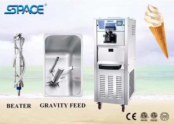 2+1 Mixed Flavors Commercial Grade Ice Cream Machine High Capacity CE Approved