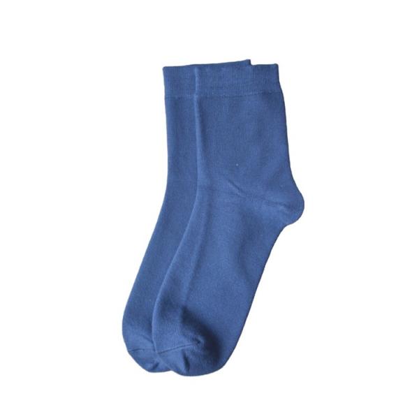 Men's Plain Custom Logo Casual Fashion Knitted Bamboo Fiber Crew Socks Ankle Socks
