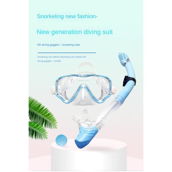 Full Dry Breathing Adult Diving Mask Snorkeling Diving Mask High Definition