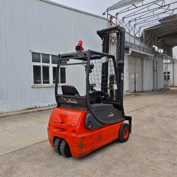 Used Linde 1.6-Ton Electric Forklift 6-Meter Lifting for Seamless Pallet Management in Logistics Hubs