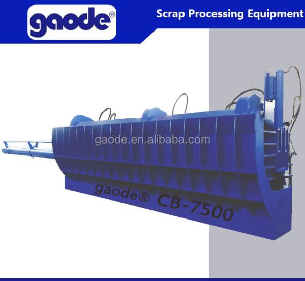 CB5000 5000KN Portable Baler Hydraulic Scrap Baling Press Machine