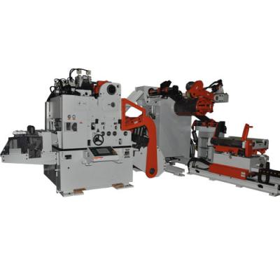 Heavy Duty Material Frame 3 In 1 Feeder For Coil Unwinding , Automatic Feeding Line