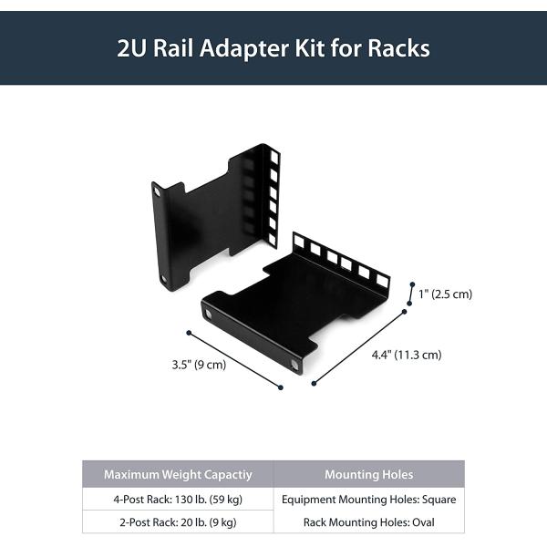 Серверная стойка глубина расширителя-4 дюйма около 10,2 см глубина встроенная стойка монтаж адаптерный комплект