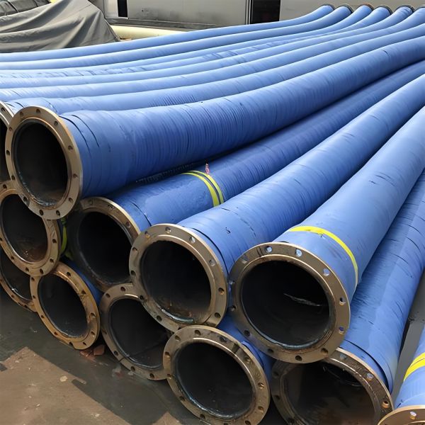 Custom Color Rubber Dredge Hose Floating Submarine Dredging Pipe For Slurry Transfer