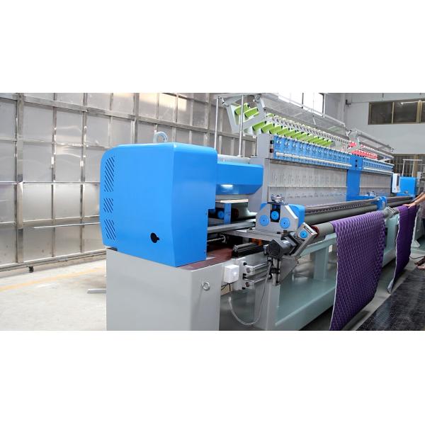 High Capacity Industrial Embroidery Machines 34 Heads 300 G/M2 Quilting Thickness