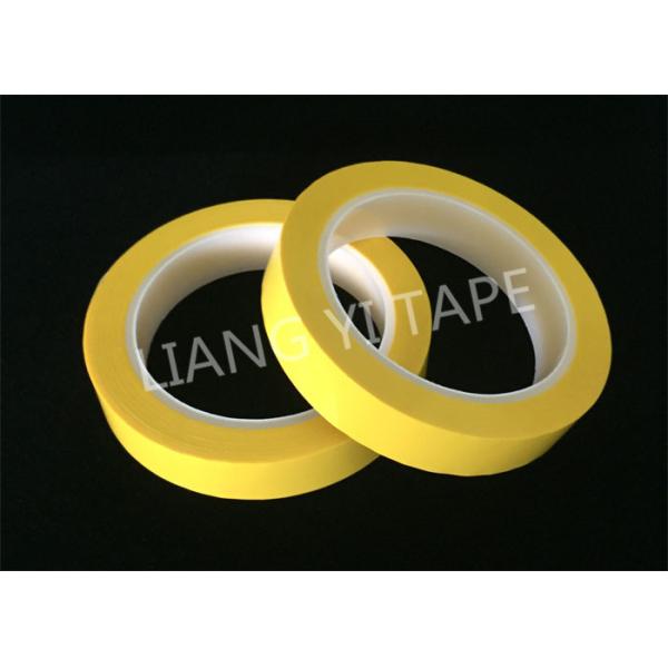 Yellow PET Film Backing Acrylic Adhesive Die Cut Masking Tape