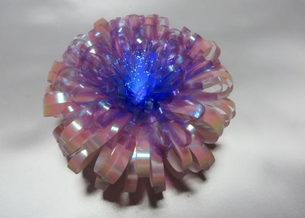 4 LED LED Ribbon Bow for Christimas and Goliday packing , PET film Firework Fancy Bow