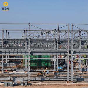 Modern Steel Structure Building with Bolt Connection and Roller Shut Door