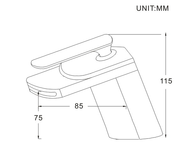 Мост на палубе водопад ванный раковина однорукавный 360 вращающийся