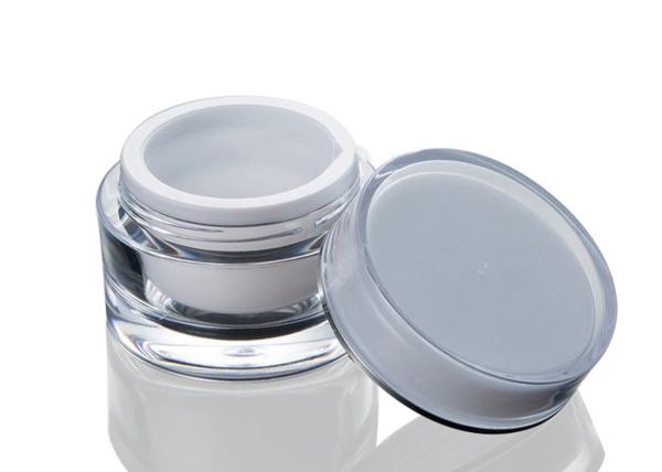 15g 30g 50g Round Acrylic Face Cream Jars Skincare Product Packaging