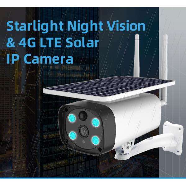 Live Streaming Monitor HD 4G Solar Battery Camera