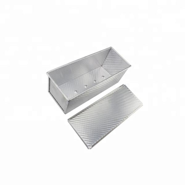RK Bakeware China Manufacturer-Single Aluminum Pullman Loaf Bread Pan With Cover / Baking Mould Cake Toast Bread Mould (Подготовка пекарни из алюминия)