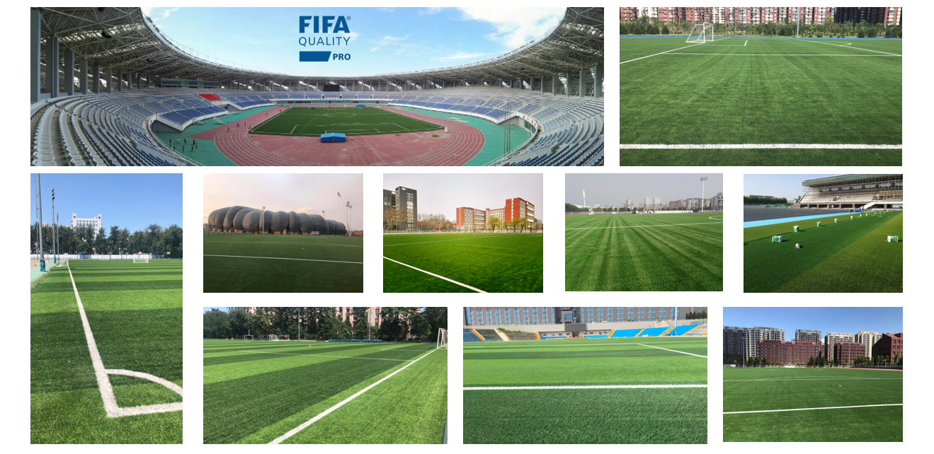 PE Foam Shock Pad Underlay for Artificial Grass with Better Shock Absorption Vertical Deformation 4~8mm and 3D Mesh Fabric