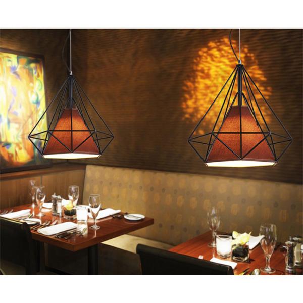 Потолочное освещение клетки металла привесных ламп промышленного стиля винтажное для домашнего украшения