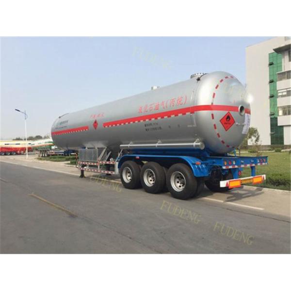 40 / 50 / 60 CBM LPG Tank Trailer Leaf Spring Suspension Carbon Steel Material
