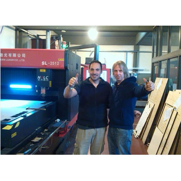 Plywood Die Board Laser Cutting Machine With 1250X2500 Mm CNC Table Size