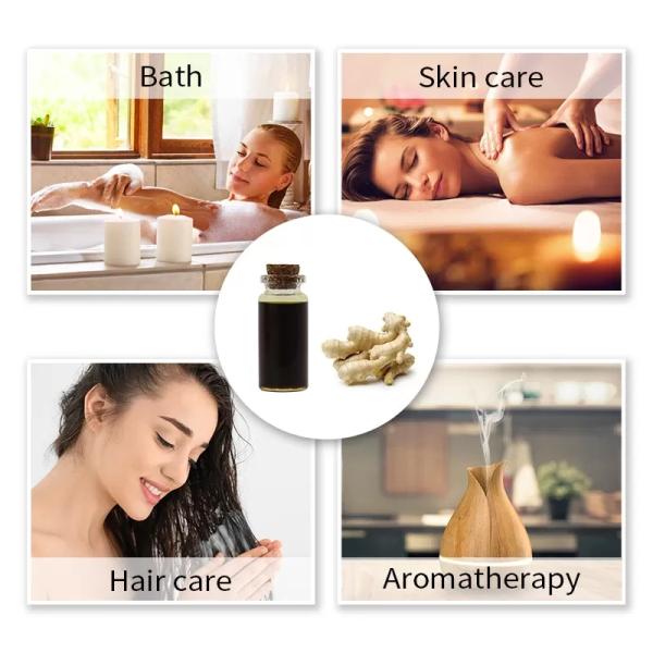 Cas 8007 08 7 Pure Organic natural Ginger Essential Oil For Massage