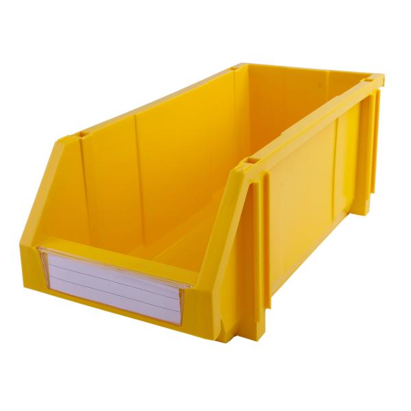 Customer Logo Plastic Divider Tool Container Back Hanging Shelf Bin Warehouse Storage